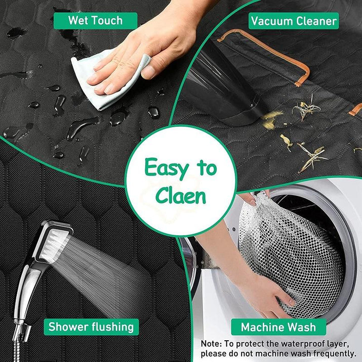 Nw4Lbs 54*58 Inch Dog Car Seat Cover Back Seat Cover with Mesh, Waterproof Pet Carrier Cars Rear Back Seat Mat Hammock Cushion